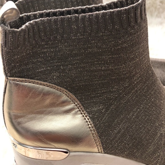 Michael Kors Skyler Boots wedge sneaker pull on size 6 - Picture 8 of 10